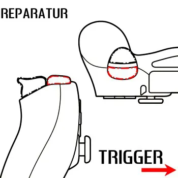 PS4 PS5 Controller Smart Trigger Tasten Reparaturservice